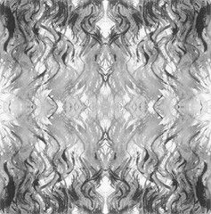 Obraz premium Ink Texture in Black & White hand-drawn design