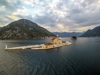 Perast Church in Kotor Bay, Montenegro