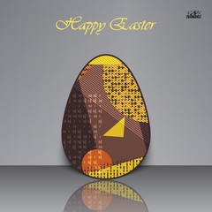 Happy Easter greeting banners. Eps10 Vector illustration