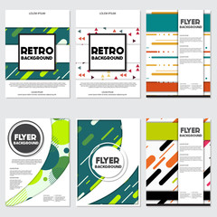 fresh background flyer style background Design Template