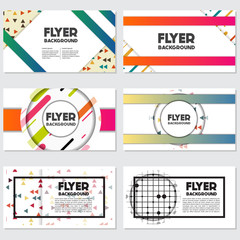 fresh background flyer style background Design Template