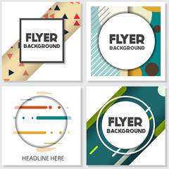 fresh background flyer style background Design Template