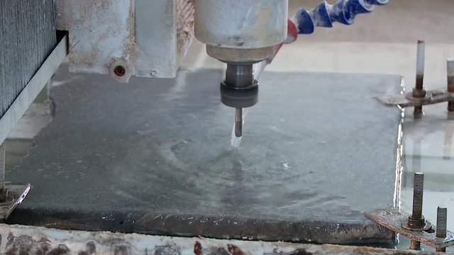 industrial processing of artificial stone