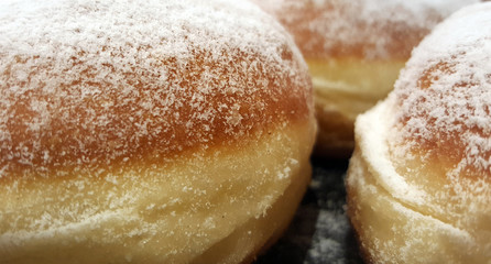 Closeup of a donuts