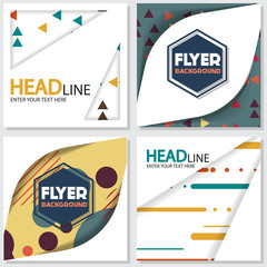 fresh background flyer style background Design Template