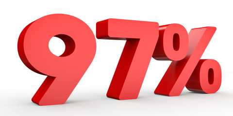 Ninety seven percent off. Discount 97 %.
