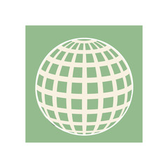 line globe icon symbol, vector illustration design