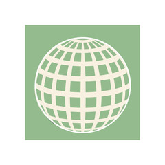 line globe icon symbol, vector illustration design