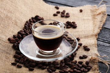 Coffee on Table, Cafe, Coffee Bean