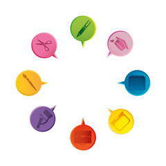 flat style icon education, vector illustration design