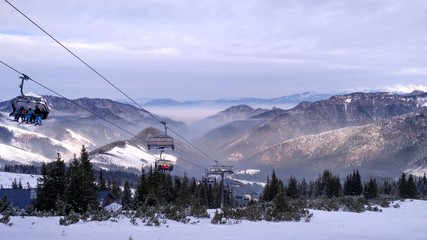 Snowy Mountains ski resort