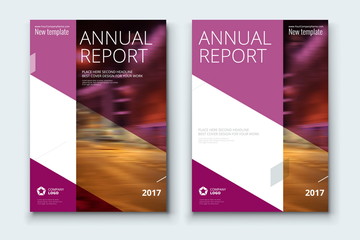 Naklejka premium Corporate business annual report cover, brochure or flyer design. Leaflet presentation. Catalog with Abstract geometric background. Modern publication poster magazine, layout, template. A4 size