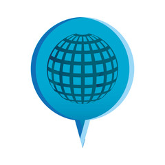 line globe icon symbol, vector illustration design