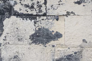 Papier Peint photo Vieux mur texturé sale old wall background. Empty Old  Wall Texture. Abstract Web Banner. Copy Space