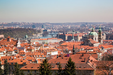 Fototapeta na wymiar Old Town of Prague in sunny day