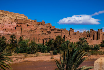 Naklejka na ściany i meble berber village in Morocco