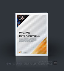 Business vector template. Brochure layout, cover modern design a