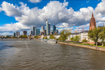 Obraz premium Skyline of Frankfurt am Main
