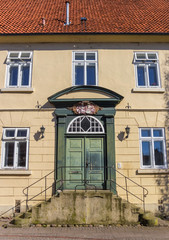 Entrance to an old house in the historical center of Verden