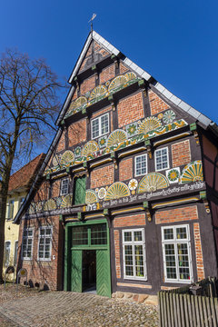 Historical house Ackerburgerhaus in the center of Verden