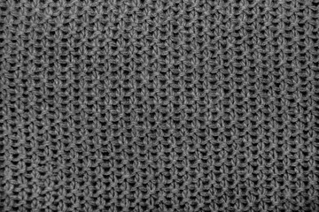 Black and white background texture, knitted scarf