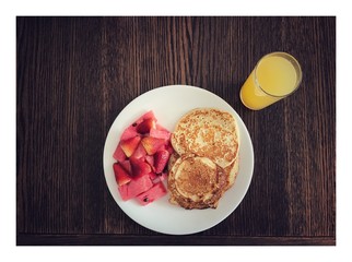 Desayuno saludable de domingo