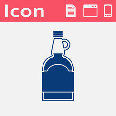 kitchen icon of mapple syrup bottle