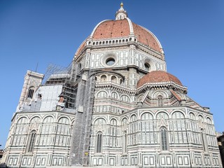 Fototapeta na wymiar Catedral, Duomo de Santa Maria del Fiore de Florencia