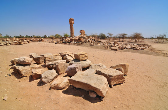 The temple of Sedeinga built by Amenhotep III in Sudan

