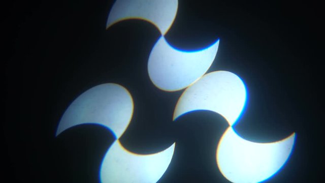 Spot light screen background with sign