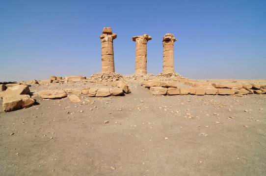 Sesibi - remains of an Egyptian temple built by Amenophis IV in Sudan
