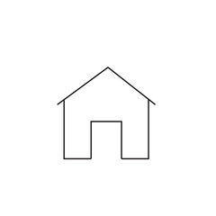 home icon vector, solid logo, pictogram isolated on white, pixel