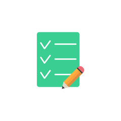 Application Form icon vector, Edit solid logo illustration, colo