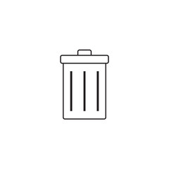 delete, trash vector icon