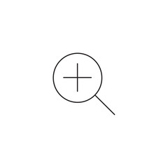 zoom vector icon
