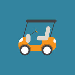 golf car vector icon