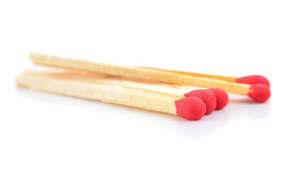 Match isolated on white background.