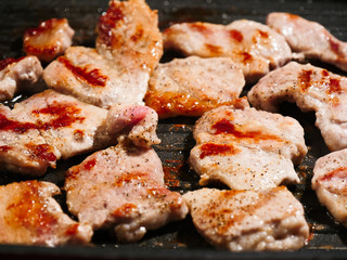 Grilled the korean pork 
