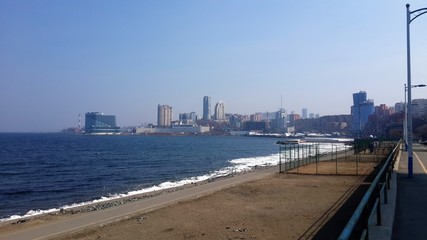 Fototapeta premium city by the sea