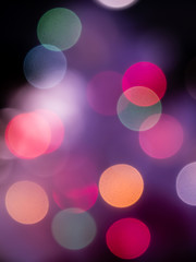 Bokeh the flying bubbles