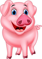 Cartoon pig character