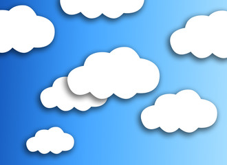 graphic cloud for backgroud