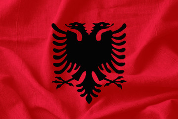 Albania Cotton Flag