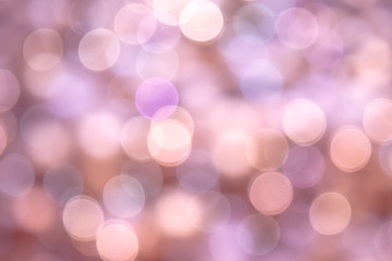 Bokeh flying bubbles