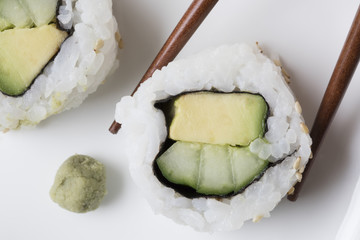 One Cucumber and Avocado Roll