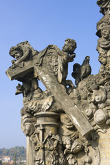 Fototapeta na wymiar Statue in Prague