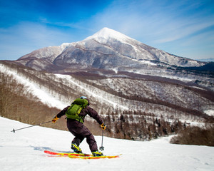 Skiing in Japan
