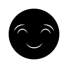 comic face emoticon isolated icon vector illustration design