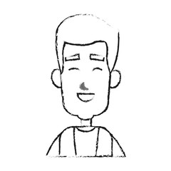 happy man cartoon icon image vector illustration design 