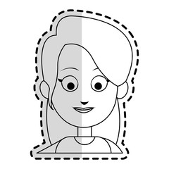 happy girl kid or child icon image vector illustration design 